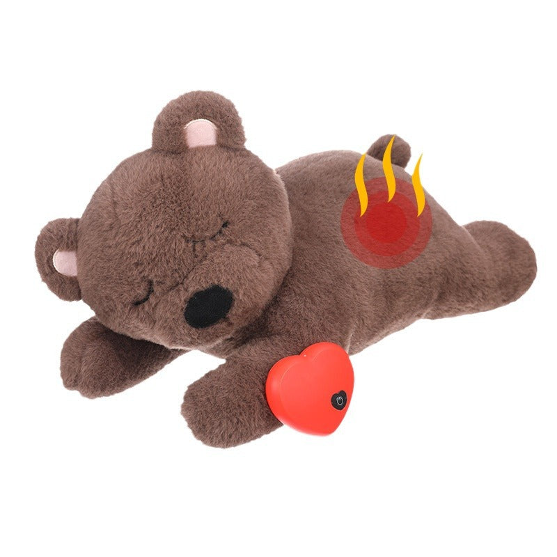 Heartbeat Plush Puppy Toy for Dogs – Calming Anxiety Relief with Soothing Heartbeat Sound