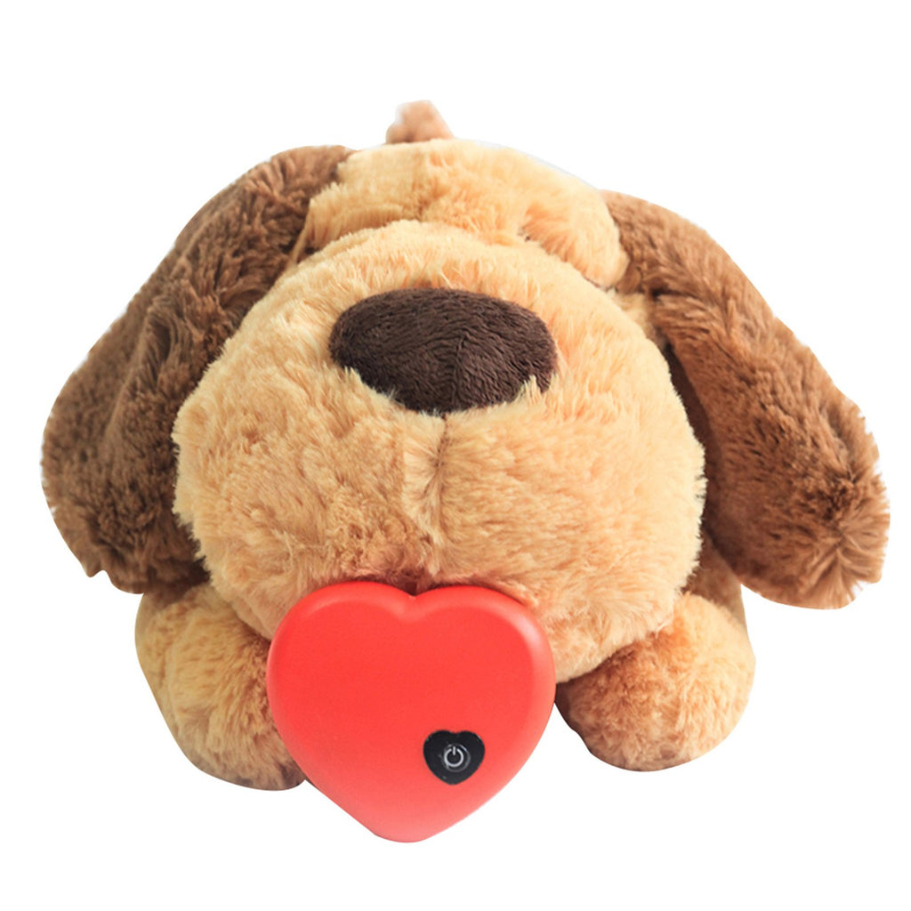 Calming Heartbeat Plush Toy for Dogs – Anxiety Relief Sleep Companion